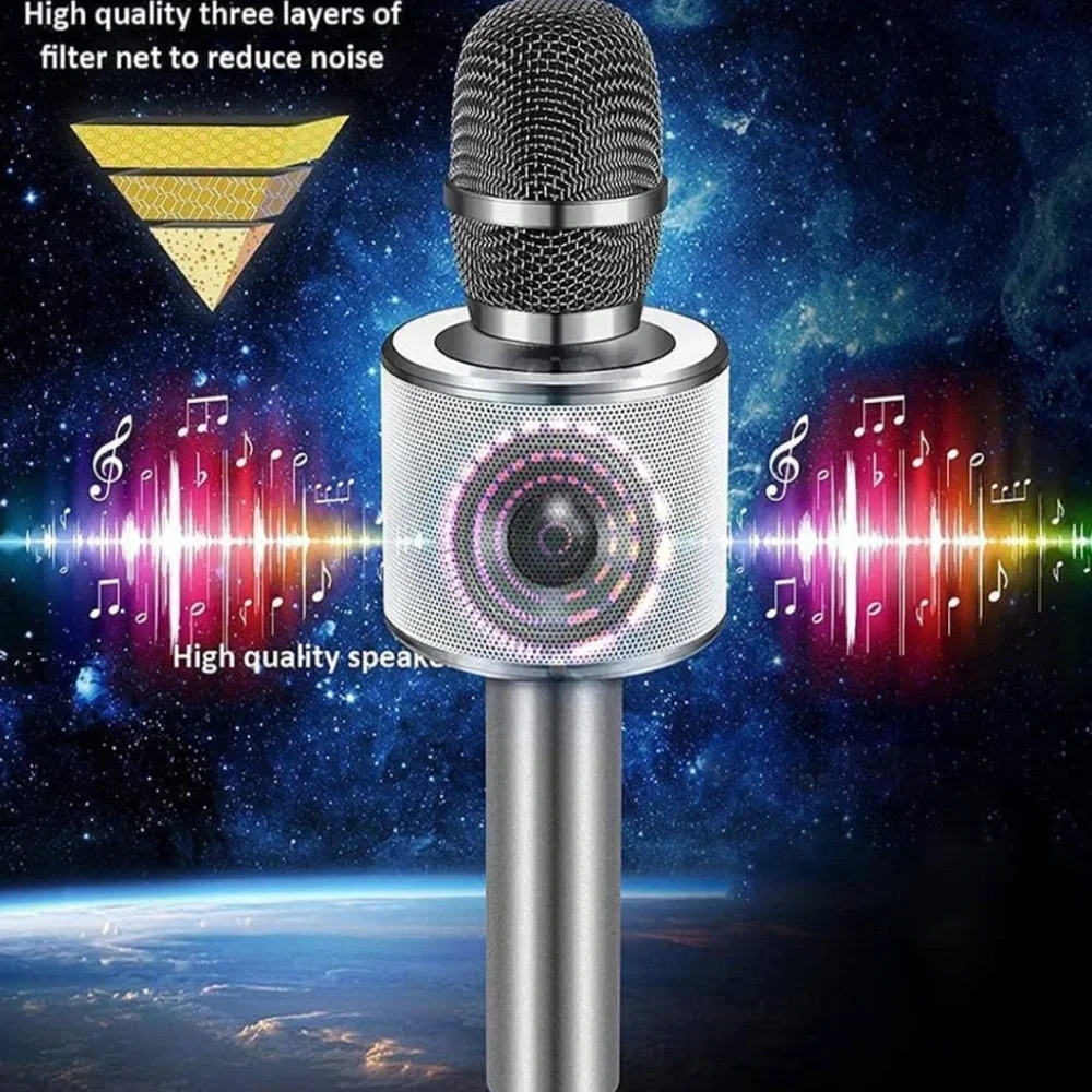 Bonaparte Silver Karaoke Microphone NEW